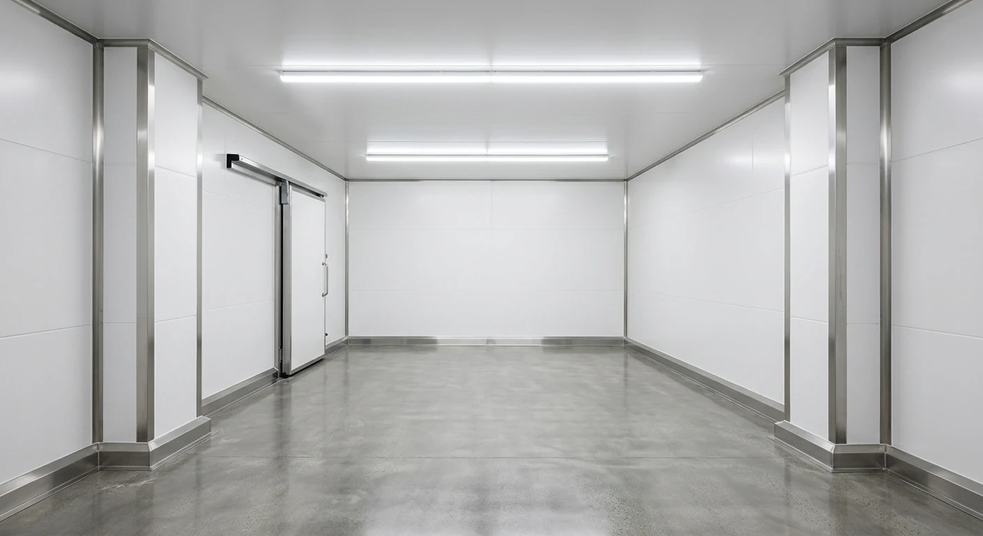 Coolroom panel installation ready — EPS panels on site, Cool Room Master Adelaide