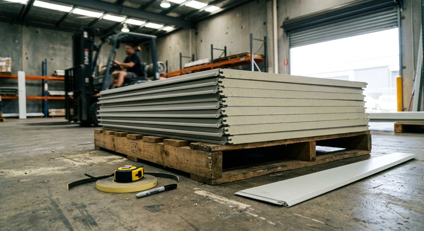 Cool room panel prices Adelaide 2026 — EPS Z-lock stock at Cool Room Master warehouse